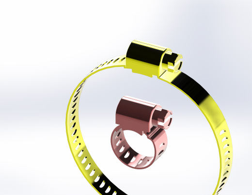 不同的软管夹，蜗杆，螺栓夹，恒张力螺栓夹缩略图